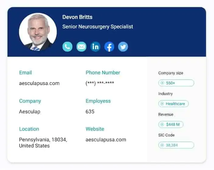 List of Neurological Surgeon Email Addresses