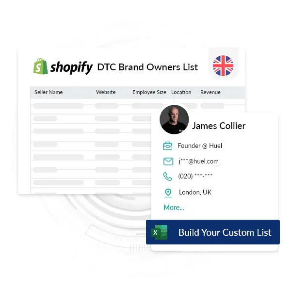 List of UK Shopify store owners